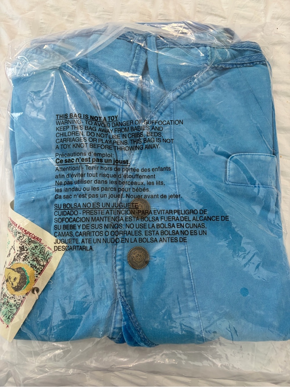 NWT Aratta Silent Journey- Colonel Jacket Embroidered & Velvet Detail Blazer - Picture 10 of 14
